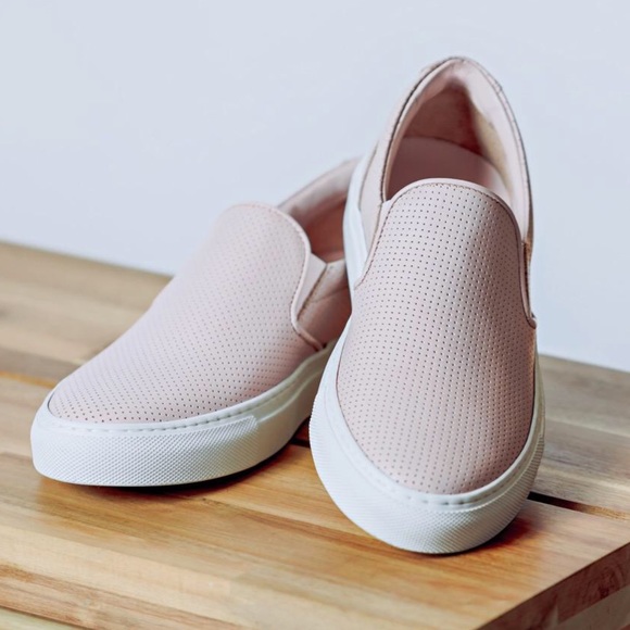 GREATS BROOKLYN WOOSTER WOMEN/'S WOOL//LEATHER CREAM SLIP-ON SNEAKERS SIZE 8.5